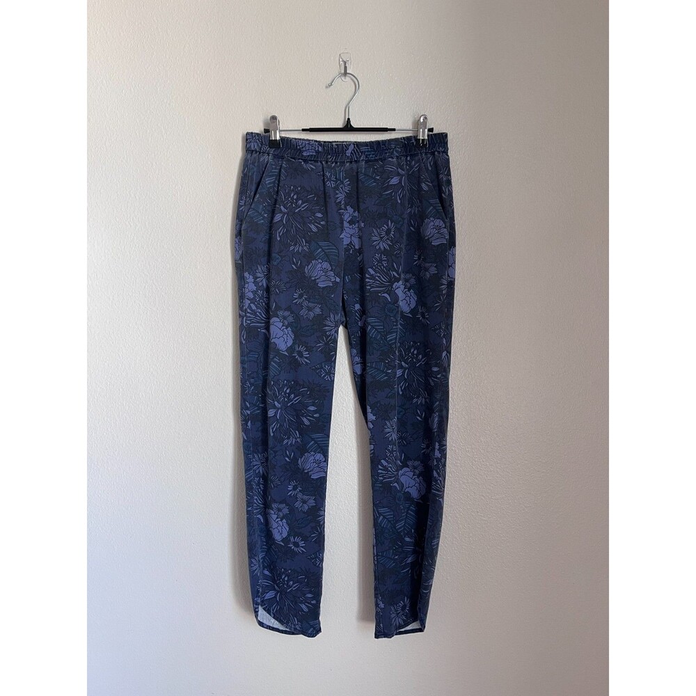 Marine Layer Re-Spun Allison Pant in Navy Floral Size SMALL